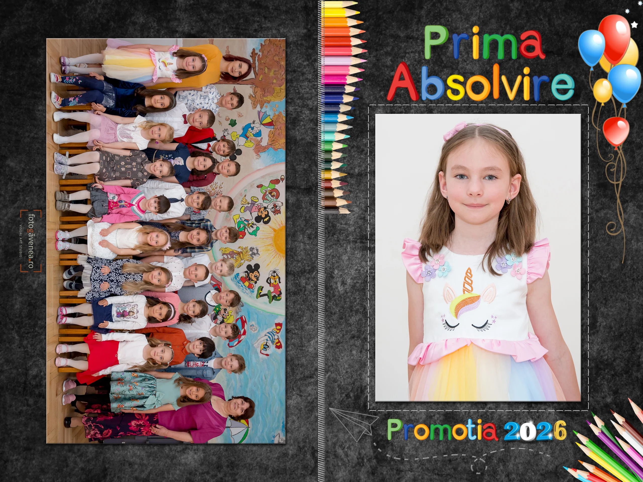 Album Absolvire Grădiniță Brașov promoția 2026 - foto Găvenea
