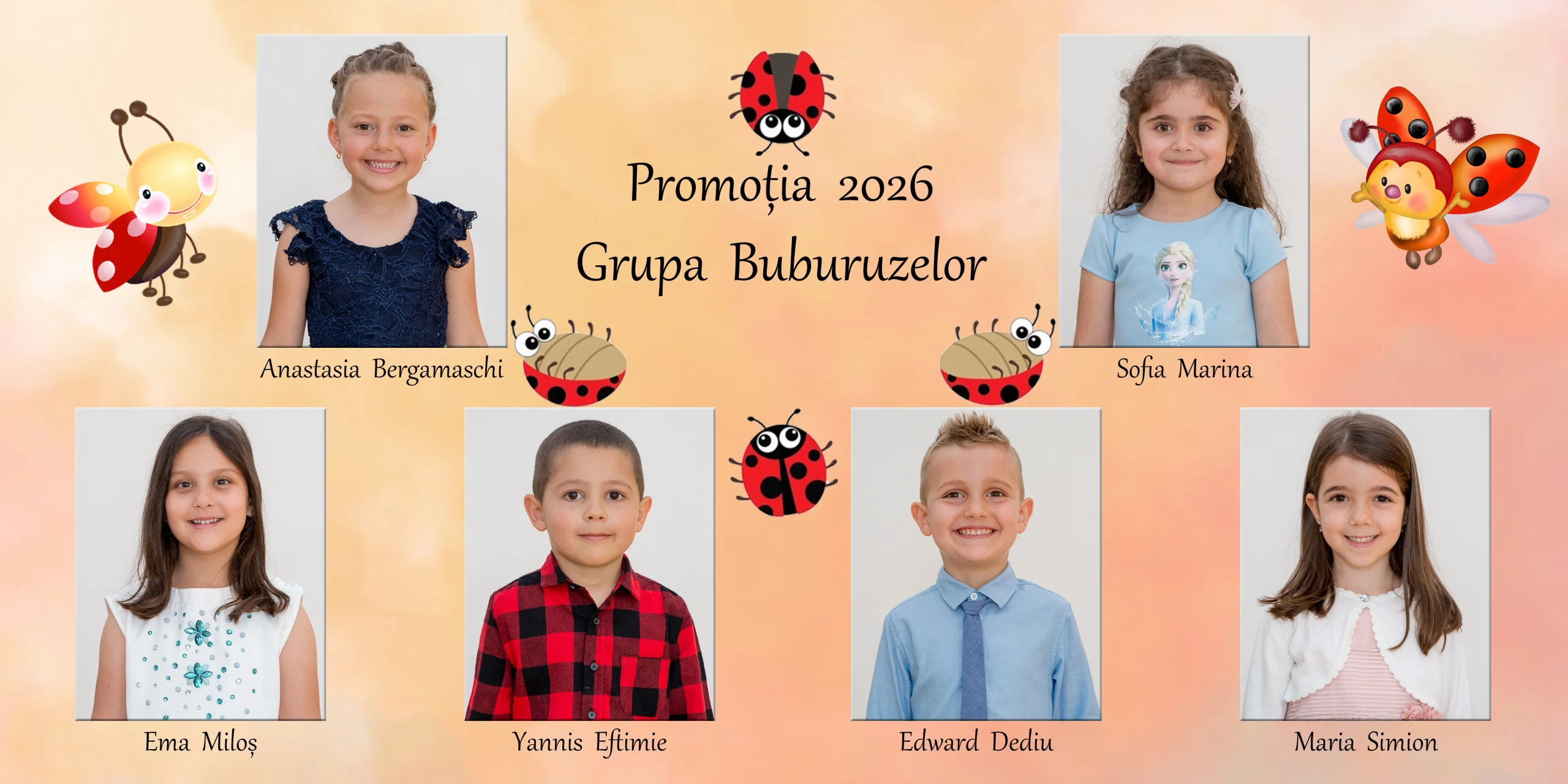 Model pătrat Album Absolvire Grădiniță Brașov - foto Găvenea