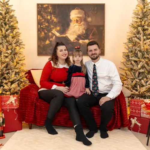 Recenzie pe Facebook oferită de Carmen Moisanu pentru ședința foto de Crăciun - foto Găvenea