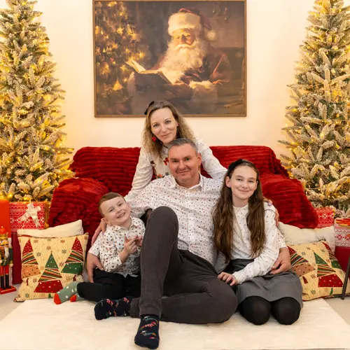 Recenzie pe Google oferită de Sascău Monica - Sedinta foto de Crăciun - foto Găvenea