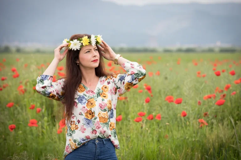 Ședință foto în natură, detaliu lifestyle editat manual